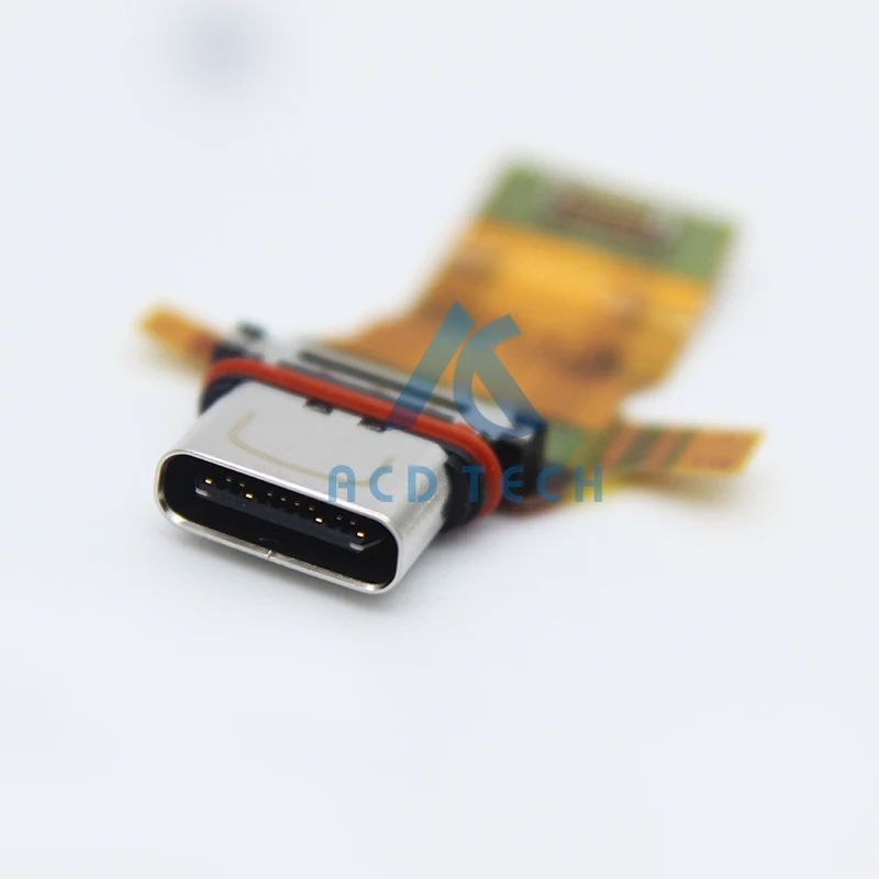 USB разъем type-c зарядное устройство зарядный порт гибкий кабель для sony Xperia XZ Premium XZP G8142 Быстрая