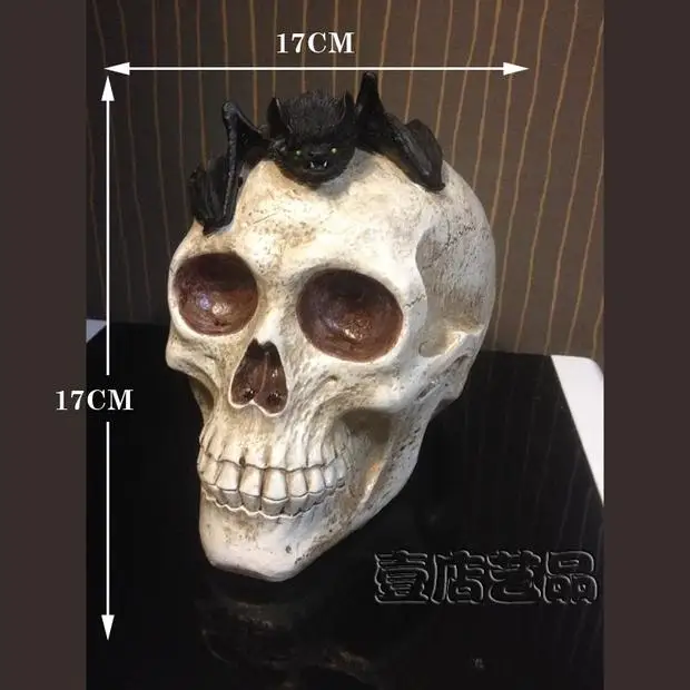 

Home Furnishing Decor Bat Skull Ornaments South American Style Halloween Gift
