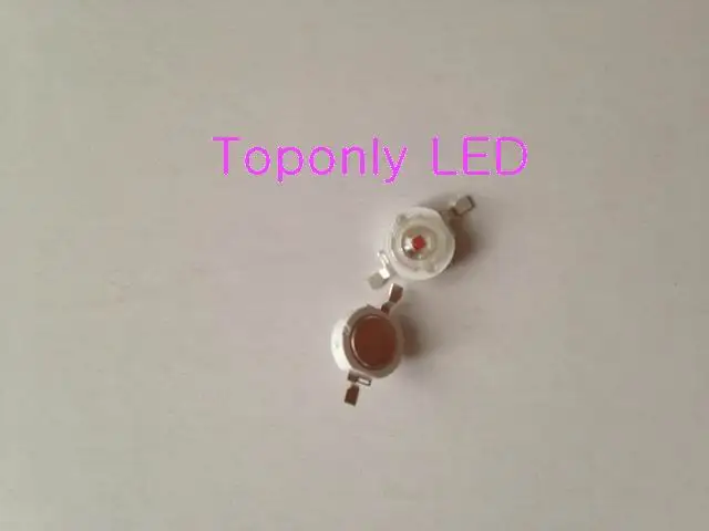 

1w high quality Epileds chips 650-660nm red color high power led lamp 30-40lm 500pcs/Lot wholesale&retail,DHL free shipping