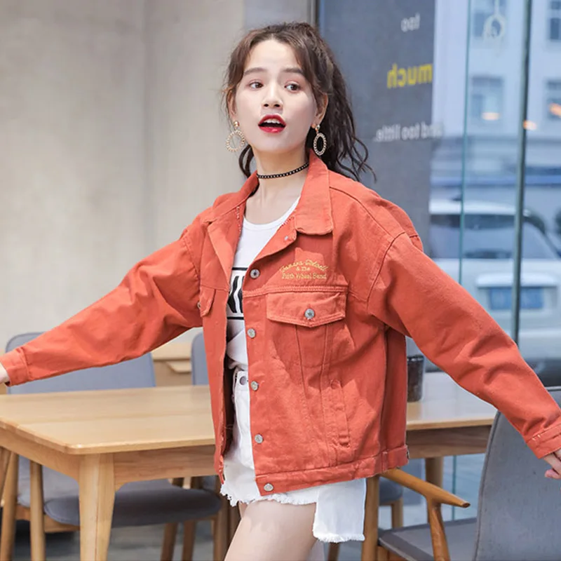 2018 весенняя куртка-бомбер Куртки Для женщин бойфренда Стиль с длинным рукавом