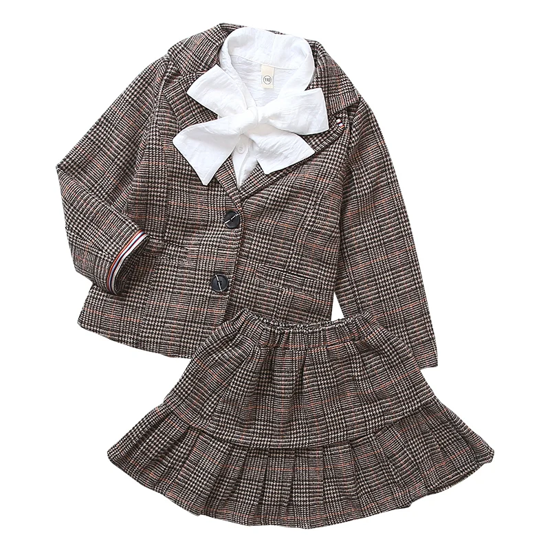 Комплекты одежды для девочек 4 13 лет комплекты из 2 предметов детей однобортный