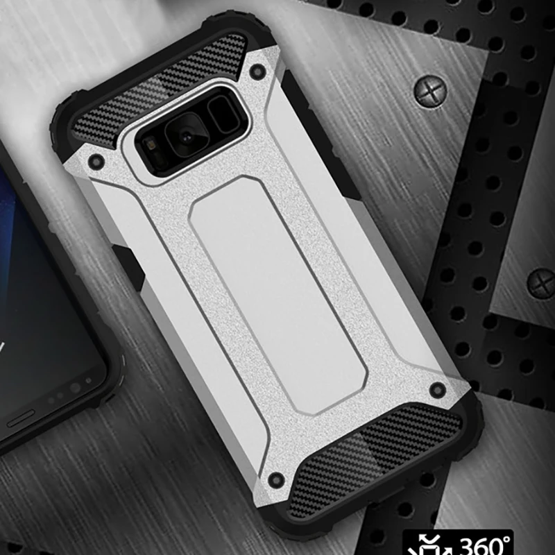 Прочный Гибридный жесткий противоударный бронированный чехол для телефона SAMSUNG