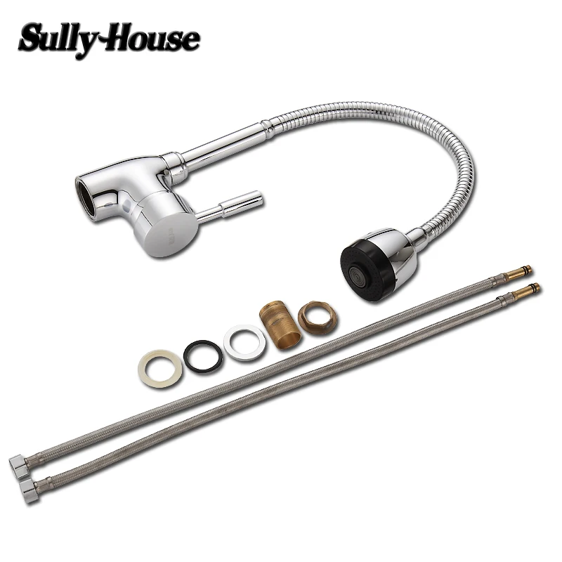 Высококачественный латунный Смеситель для кухонной раковины Sully House смесители с