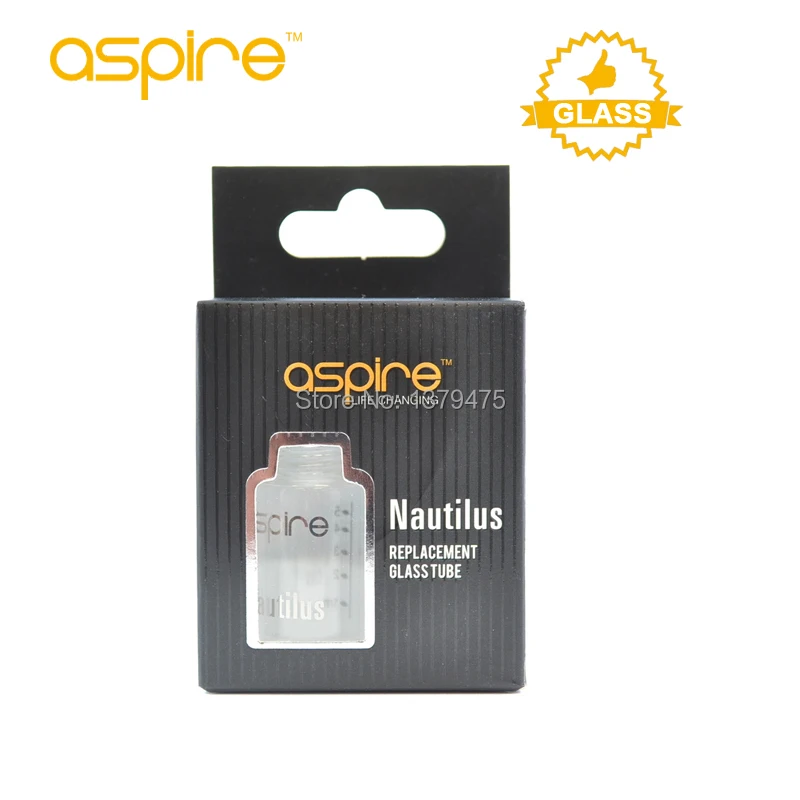 Вейп Aspire Nautilus Pyrex для Tank Clearomizer сменная стеклянная трубка с двойной катушкой|aspire