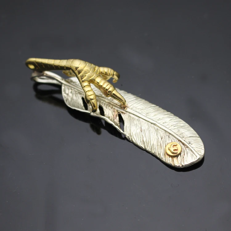 DIY перо Зонт бусины подвеска латунный нож веревка медный Веревка Открытый Нож EDC