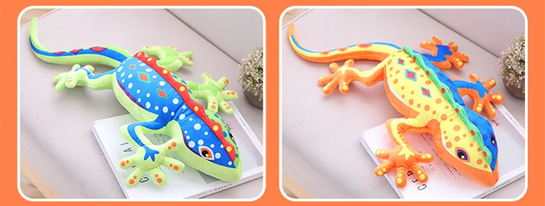 Мягкая плюшевая игрушка Gecko Giant Gecko, мягкая подушка, подарок для детей, рождественские подарки