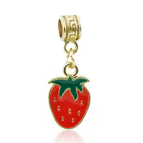 Colorful Crystal Bow Heart Minnie Mouse Strawberry Enamel Beads Fit Pandora Charms Bracelets &amp Bangles For Women DIY Jewelry | Украшения