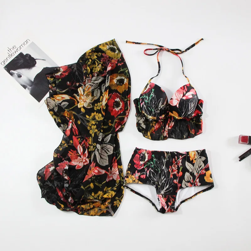 2018 Продажа костюм сексуальное бикини консервативные маленькая грудь Сталь