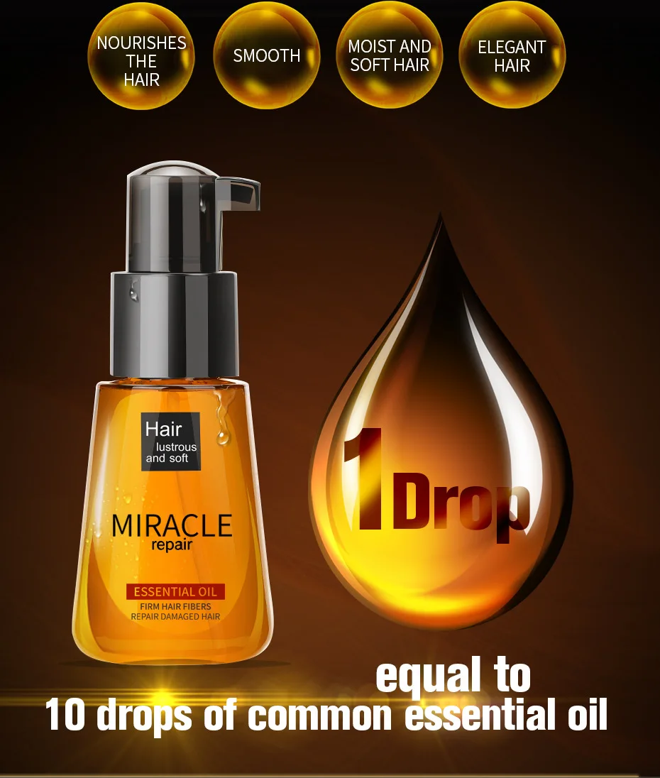 LAIKOU Morocco Argan Oil чистый многофункциональный уход за волосами Чистое Эфирное средство для сухой марокканской кожи головы корейская косметика 70 мл