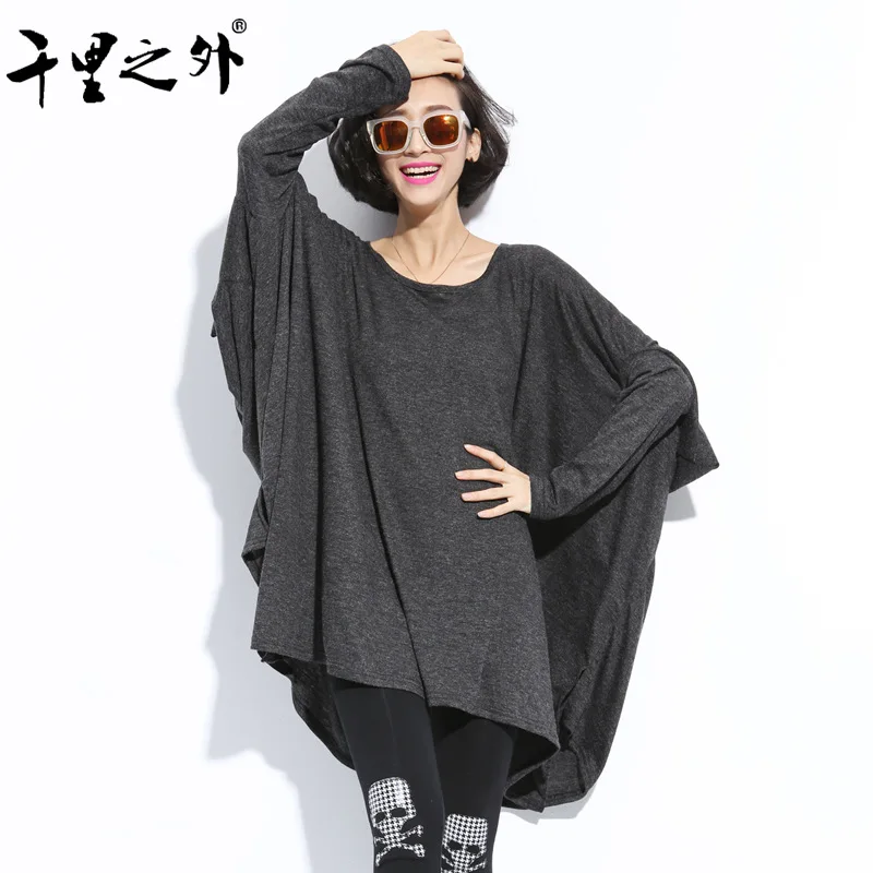 Новые осенние Женская одежда большой Размеры Для женщин Повседневное хлопковая