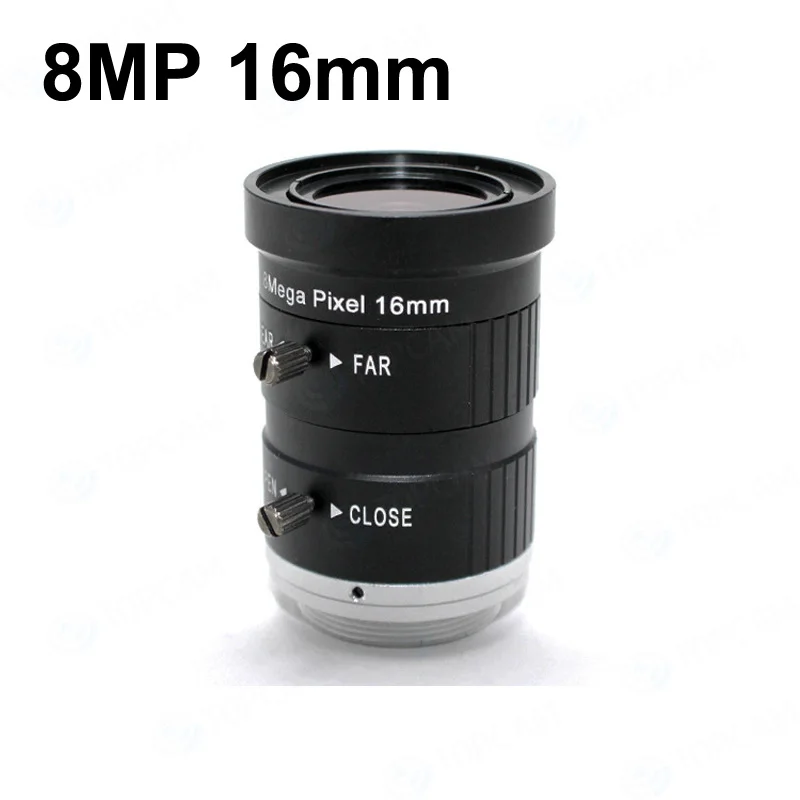 8,0 мегапикселей 4K 8MP 16 мм F1.4 C Mount Профессиональный " cctv объектив Промышленные линзы машинного зрения для C Mount