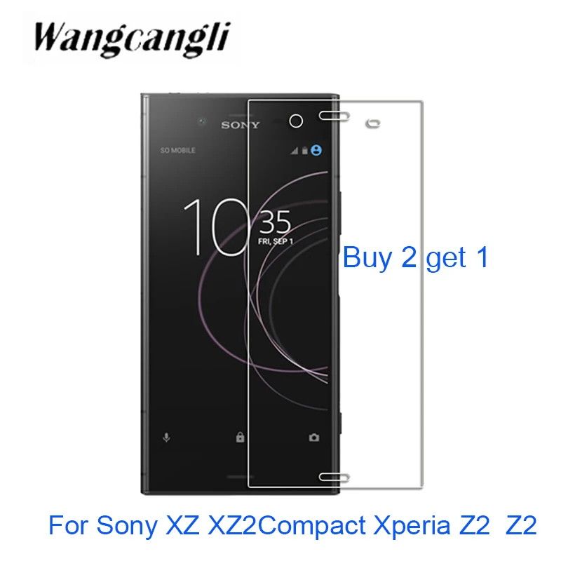 Купи 2 ПОЛУЧИ 1 для Sony XZ2 Xperia Z2 XZ2Compact Premium стекло 2.5D Закаленное XZ защита экрана