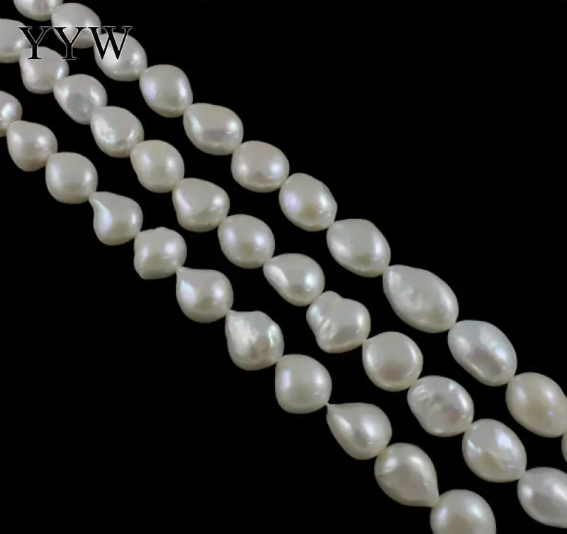 

Cultured Baroque Freshwater Pearl Beads natural white Grade AAA 12-13mm Approx 0.8mm Sold Per Approx 15.7 Inch Strand
