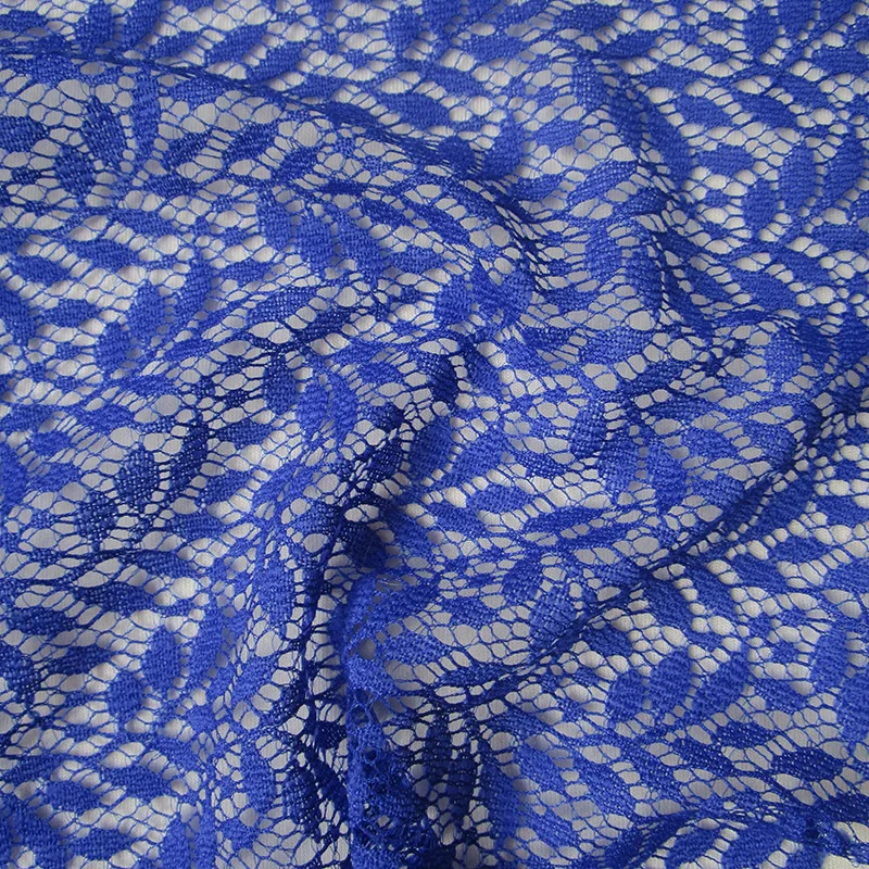 1 ярд французская Сексуальная кружевная ткань с листьями Африканское свадебное