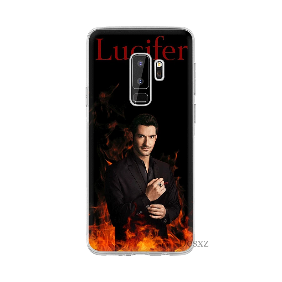 Чехол LUCIFER для Samsung M10 M20 M30 M40 S6 S7 Edge S8 S9 S10 Plus S10e Note 8 9 10 милый чехол | Мобильные