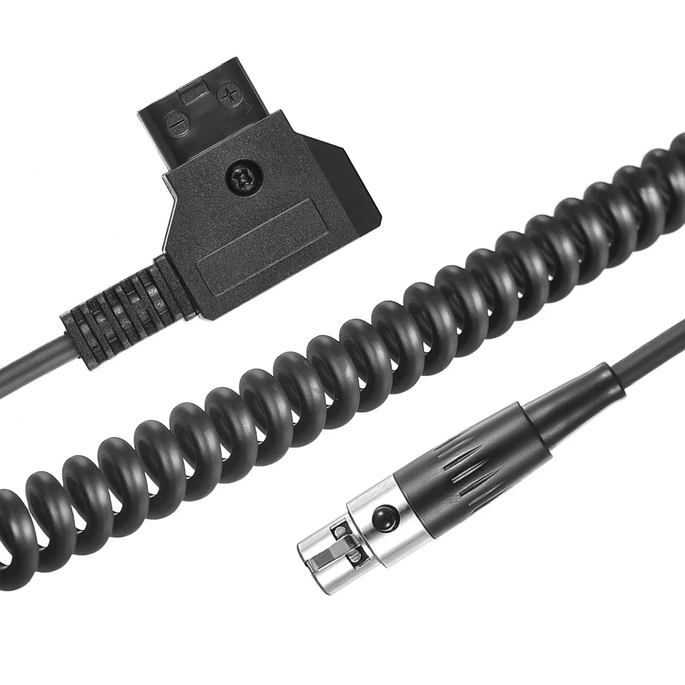 Andoer D Tap штекер (жестяным) Мини XLR 4 контактный кабель прямой шнур 100 см Длина для VFM 5