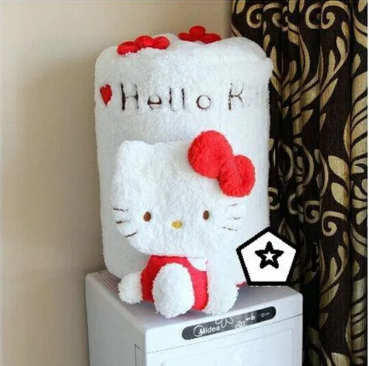 Hello kitty, милый плюшевый диспенсер для воды, пылезащитный чехол, мультяшное ведро для питья, пылезащитный чехол, диспенсер для воды, hello kitty, домашняя помощь