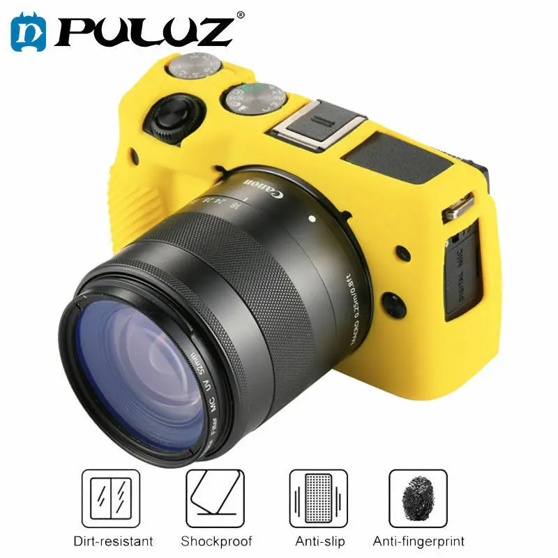 Мягкий силиконовый защитный чехол PULUZ для Canon EOS M3 | Электроника
