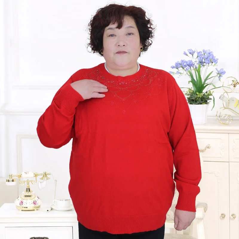 Middle-aged and old fashion oversize sweater PJ6035 |