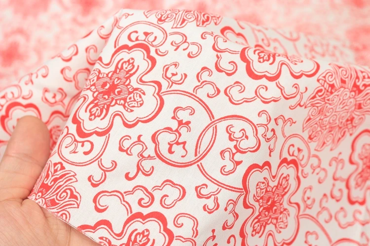 50*140 см синий и белый фарфор китайские традиции хлопчатобумажная ткань для шитья