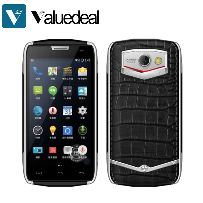 Original DOOGEE DG700 TITANS 2 IP67 Waterproof MTK6582 Quad Core Mobile Phone Android 5.0 1GB 8GB 3G 4000mAh Battery