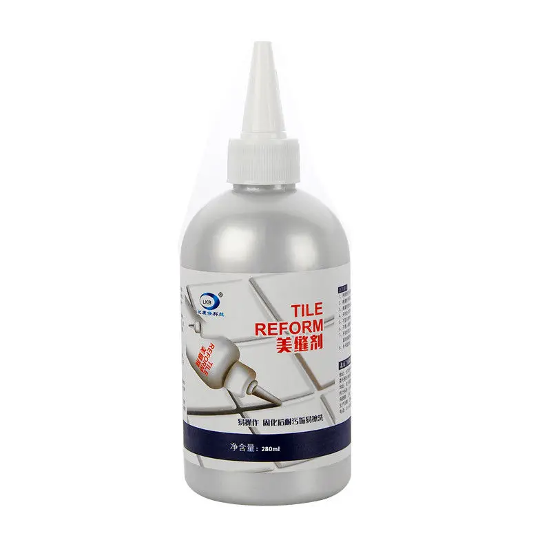 Ceramic tile Waterproof mildew proof white sealant Wall floor repair joint 280ml | Инструменты