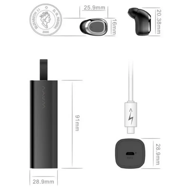 TWS мини беспроводные Bluetooth наушники 4 2 магнитные Близнецы в ухо стерео гарнитура с