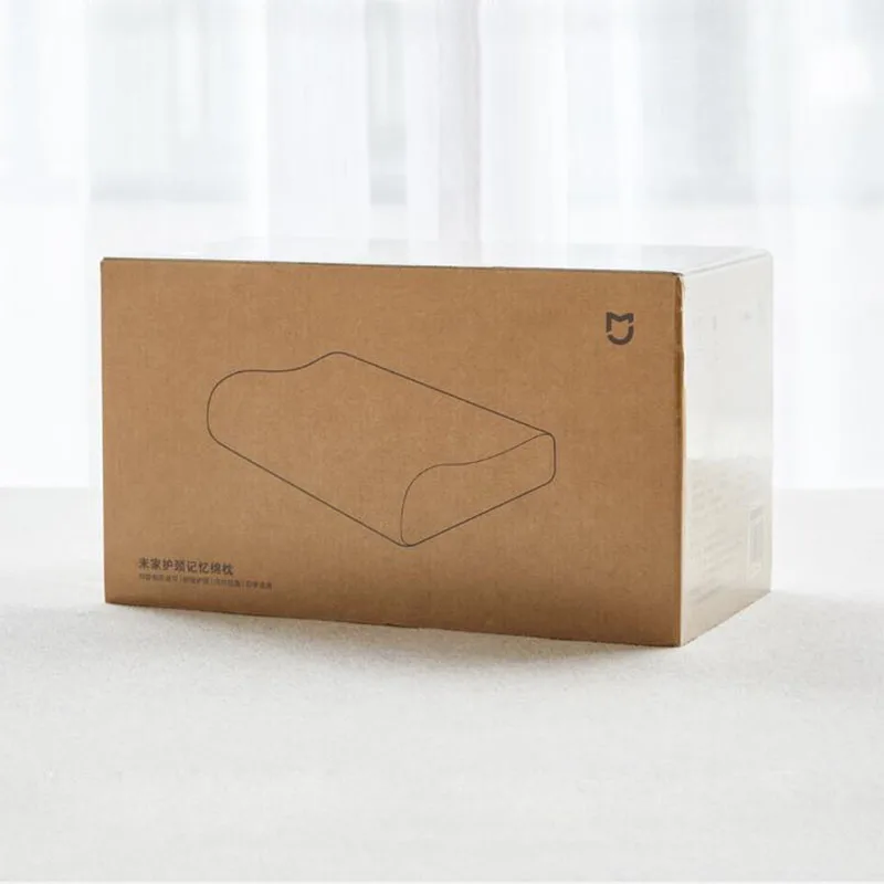 Оригинальная Xiaomi Подушка с защитой шеи, подушка с памятью, удобная высокая и низкая кривая поддержка, внутренняя и внешняя Антибактериальная