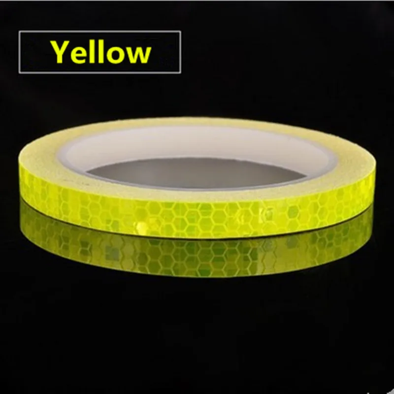 1 см * 8 м светоотражающие наклейки на велосипед Горный Велоспорт мотоциклетные