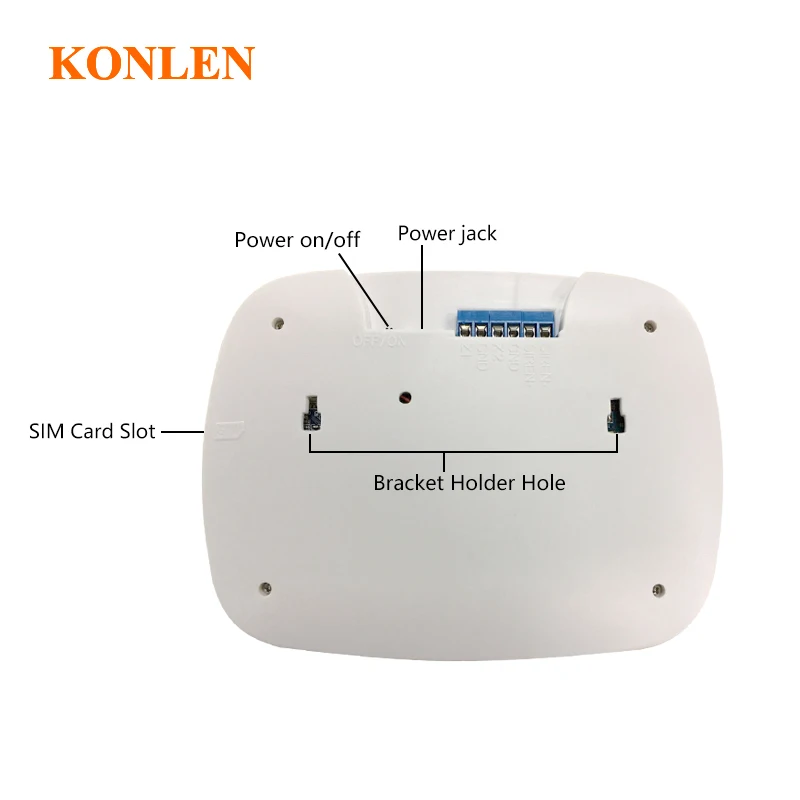KONLEN Voice RFID Gsm домашняя охранная SMS сигнализация Беспроводная Проводная охранная панель Русский Испанский приложение дистанционное управление