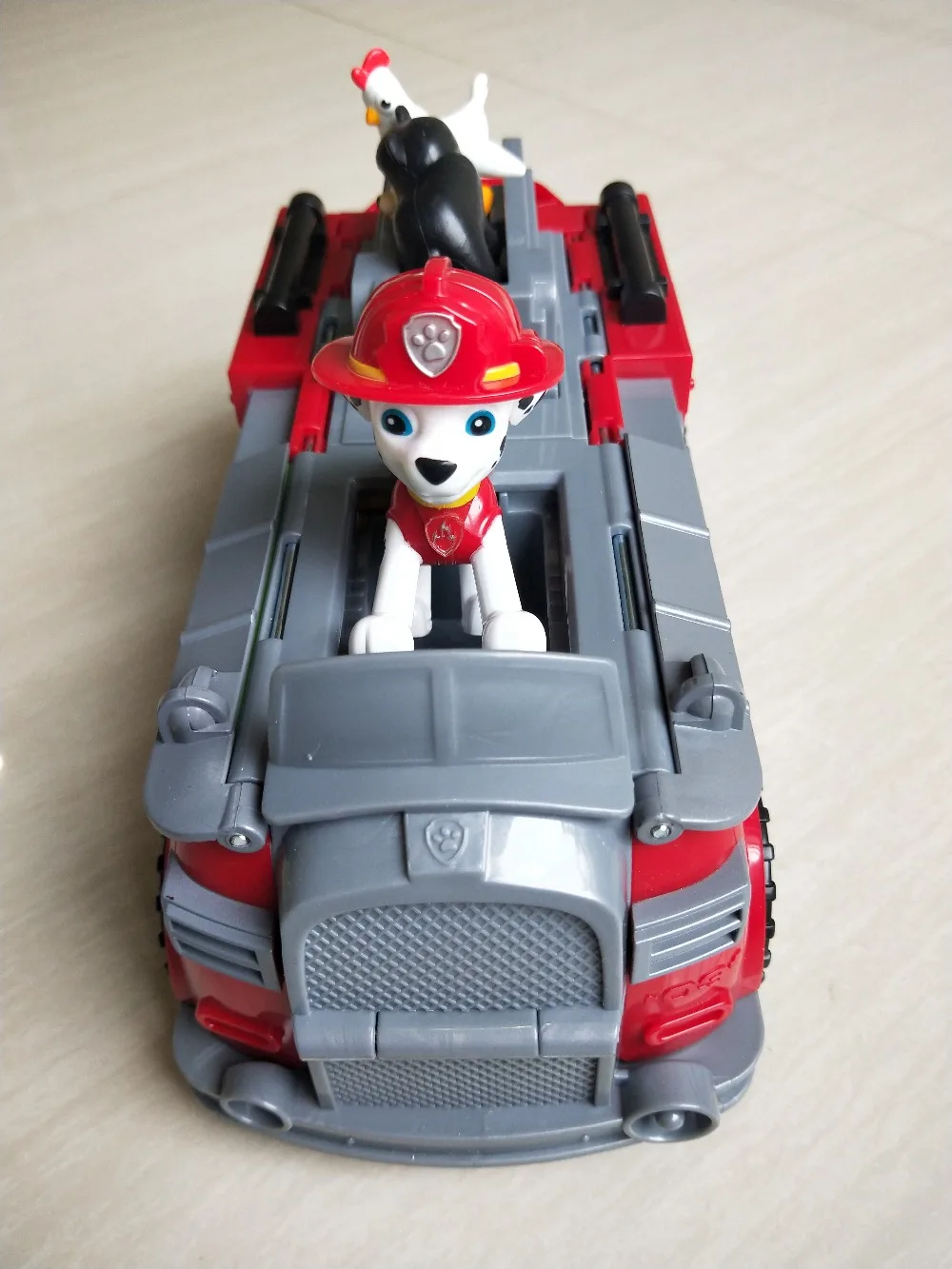 Горячая Подлинная Paw Patrol chase marshall's ride n rescue/Автомобильная фигурка оригинальная коробка