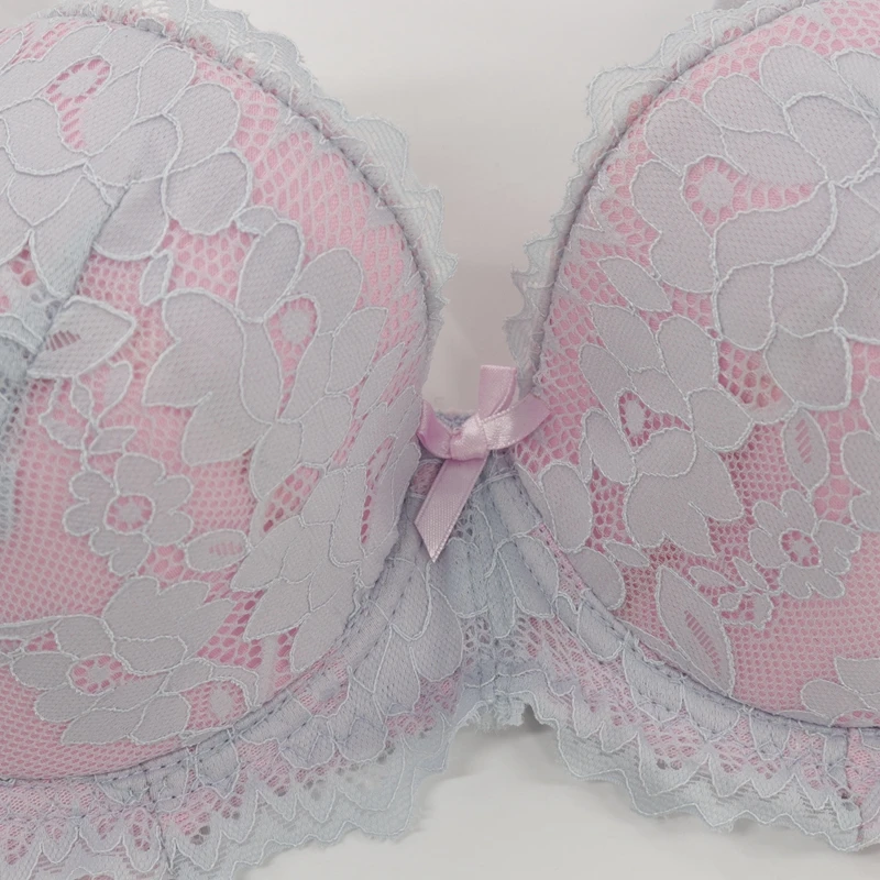 Beauwear, сексуальные, новые, кружевные бюстгальтеры для женщин, на косточках, без косточек, Цветочный, Bh, комфортное нижнее белье, чашечки A B, мягкий, пуш-ап, C D, бюстгальтер без подкладки