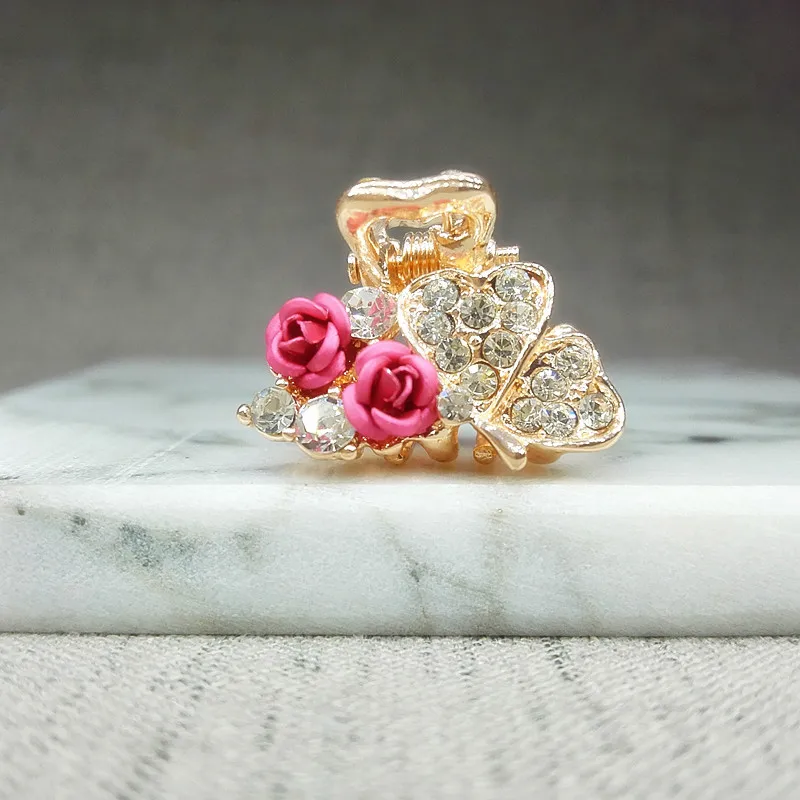 Женские аксессуары для волос 2 шт. заколки коготки со стразами 5 3 см женские