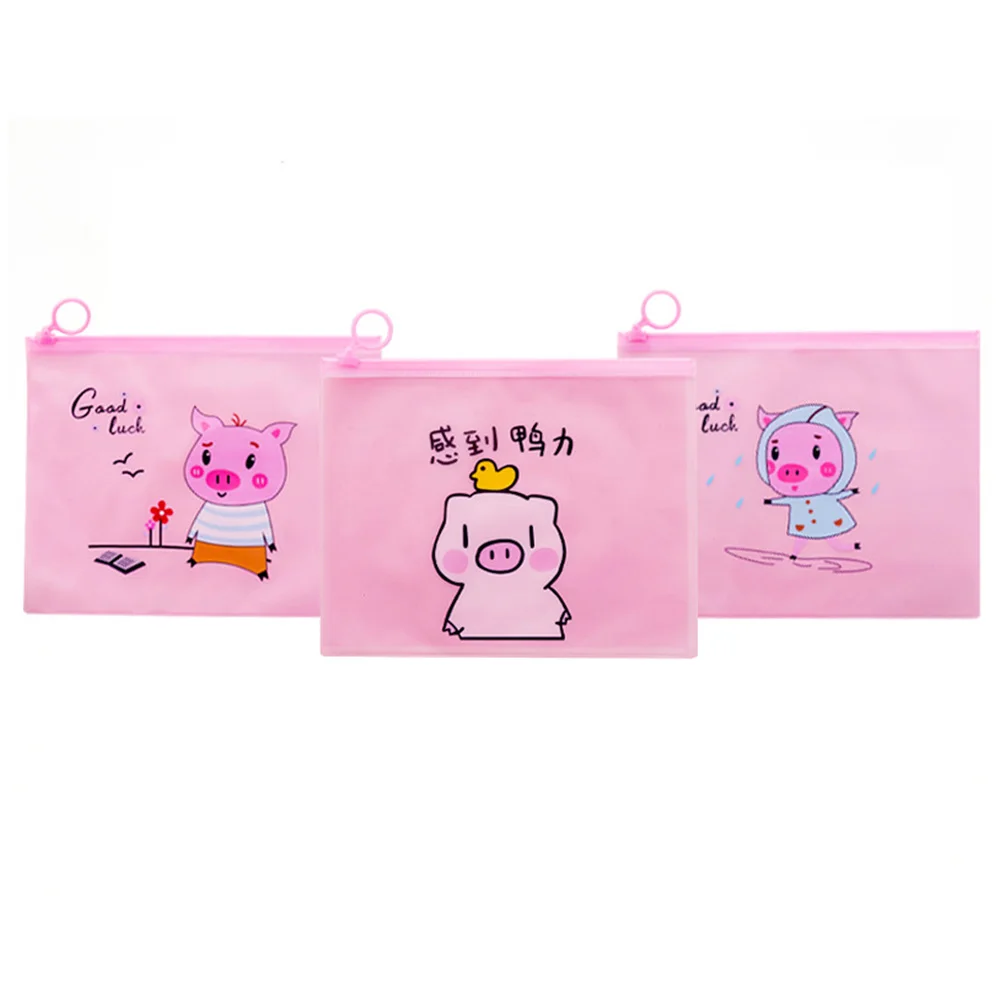 Мультяшный принт держатель для файлов школьные принадлежности косметичка чехол