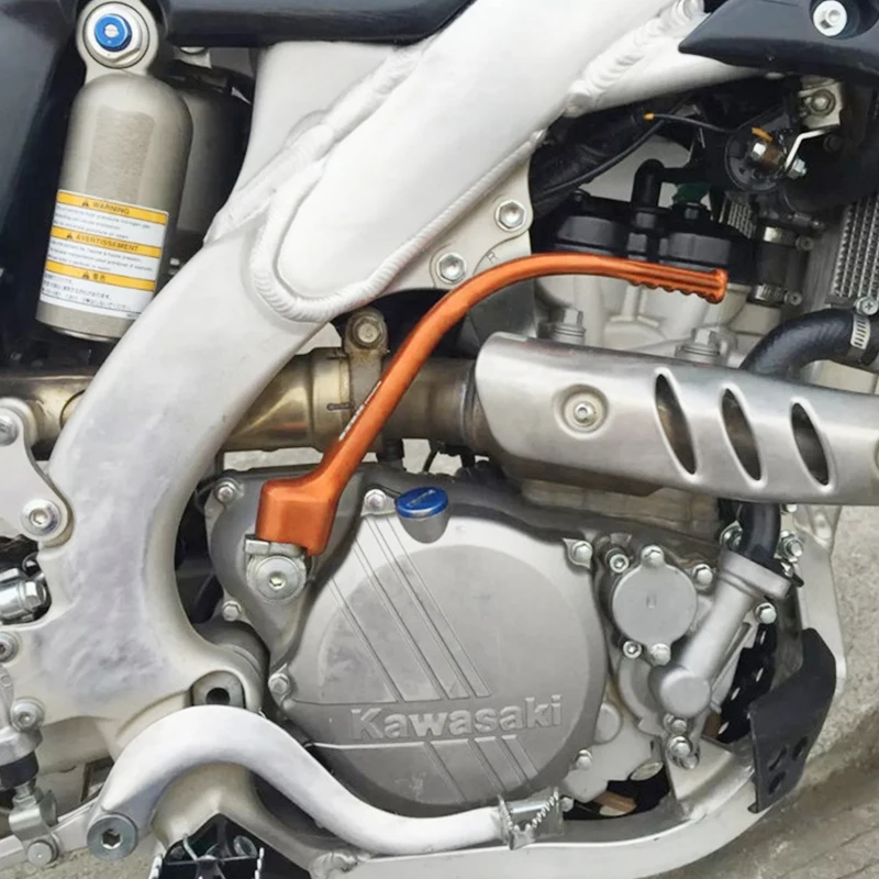 CNC алюминий forjado patada de palanca de педаль для KAWASAKI KX250F 2013,, мотокросс стартовый рычаг Zong NC250 450