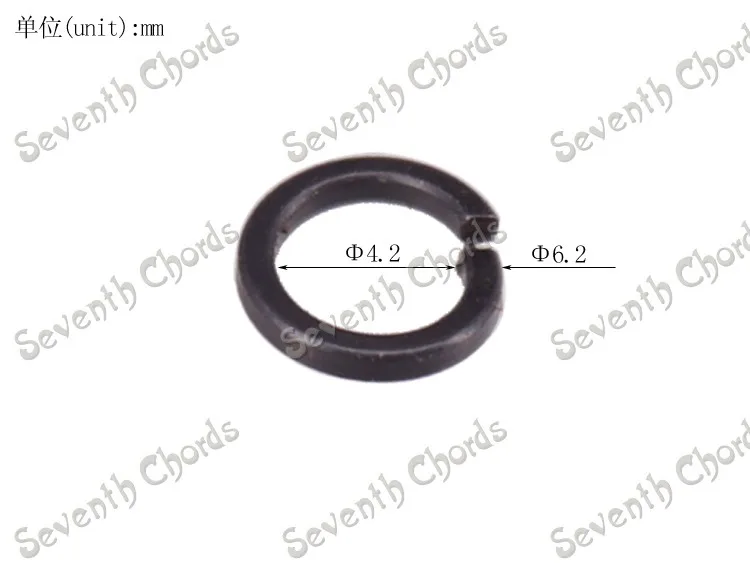 60 комплектов втулки для крепления струн/прокладка/шайбы гитары настроечный винт