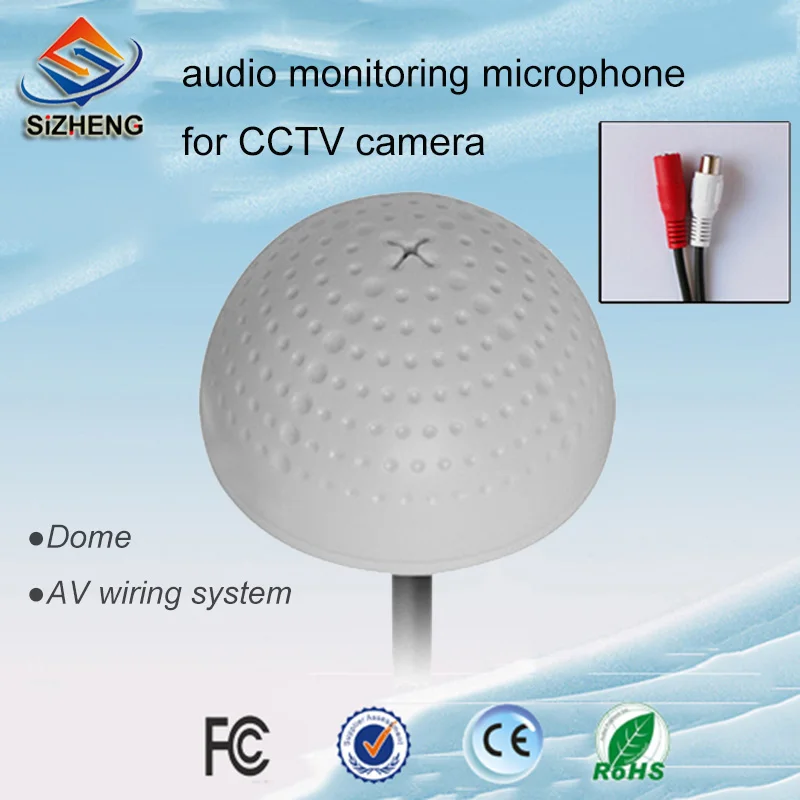 SIZHENG Φ монитор с аудиозаписью микрофоном устройство для прослушивания камеры