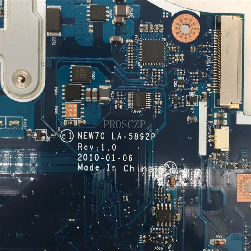 Бесплатная доставка для aspire 5742 5742G 5741 5741Z материнская плата ноутбука NEW70 LA 5892P HM55 DDR3