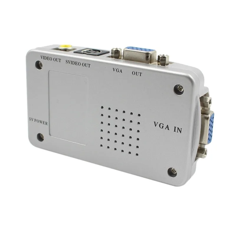 VT280 PC конвертер Универсальный NTSC PAL VGA к ТВ AV RCA адаптер видео переключатель