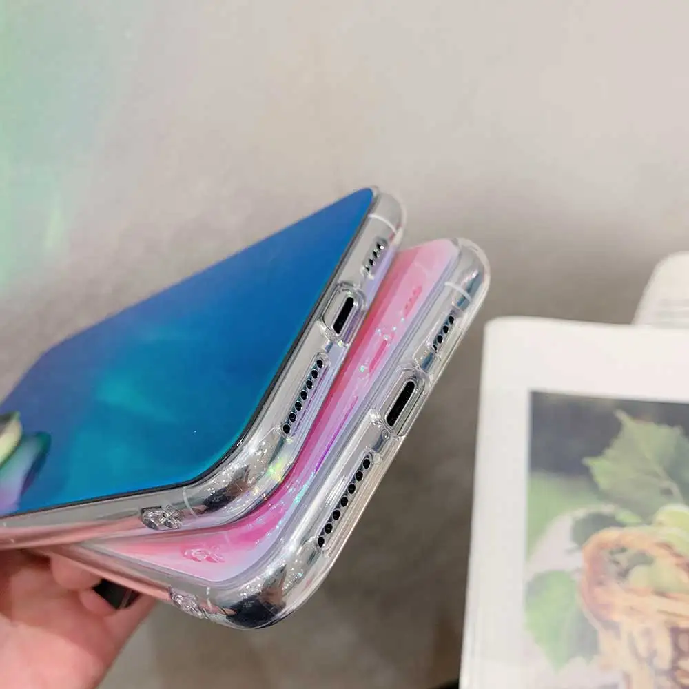 Модные Красочные чехлы для телефонов iphone XS MAX 6s 6 7 8 plus X XR SE мягкий силиконовый