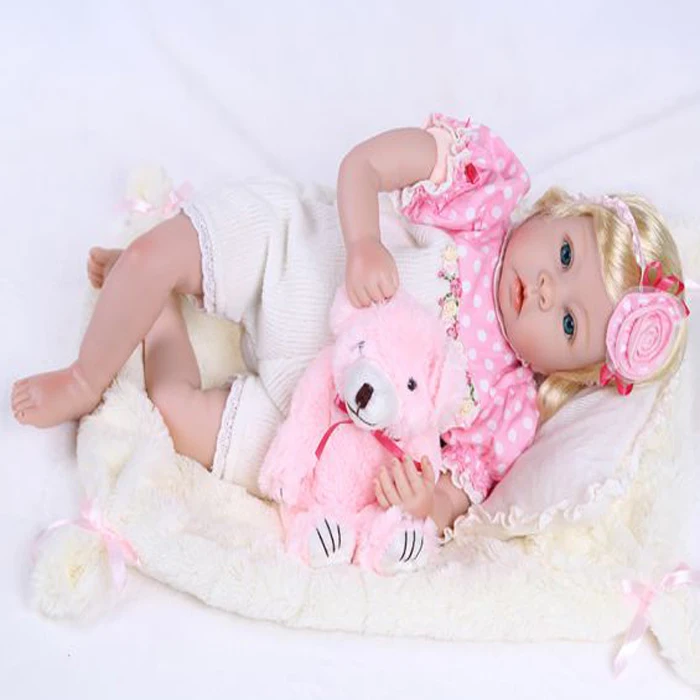 

55cm Reborn Baby Doll Kids Playmates Girl Gifts Baby Alive Soft Toys for Bouquets Reborn Dolls Brinquedos Photo Model Doll