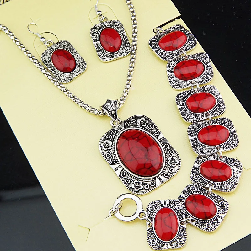 Комплект из колье серёг и браслета серебристого цвета|vintage jewelry sets|jewelry setsnecklace