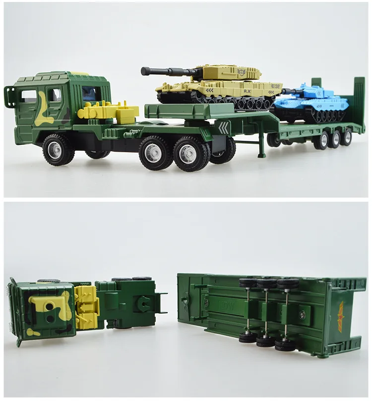 1:64 High Simulation Military Model Alloy Carrier Tank Car Toy Box Gift free shipping | Игрушки и хобби