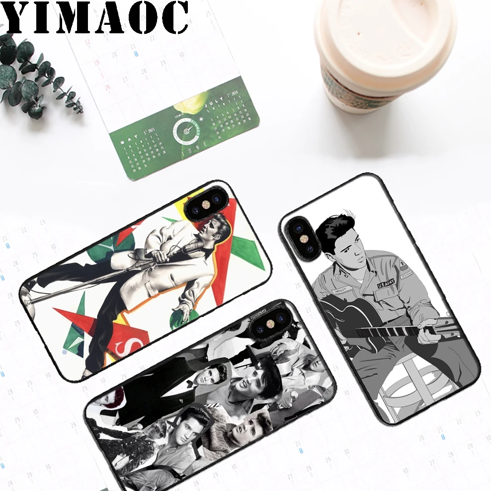 YIMAOC Elvis Presley Мягкий силиконовый чехол для iPhone 11 Pro Xr Xs Max X или 10 8 7 6 6S Plus 5 5S SE |