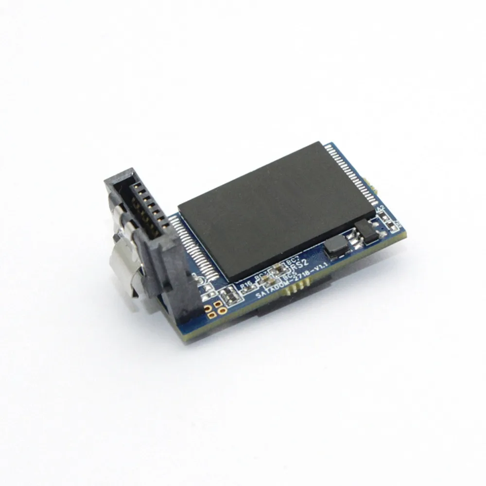 Zheino SATA DOM SSD 8 ГБ 16 ГБ 32 ГБ 64 Гб 128 ГБ с 180 градусов MLC для промышленного хранения оборудования