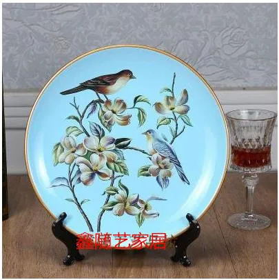 Керамические декоративные тарелки домашние настольные поделки офисное