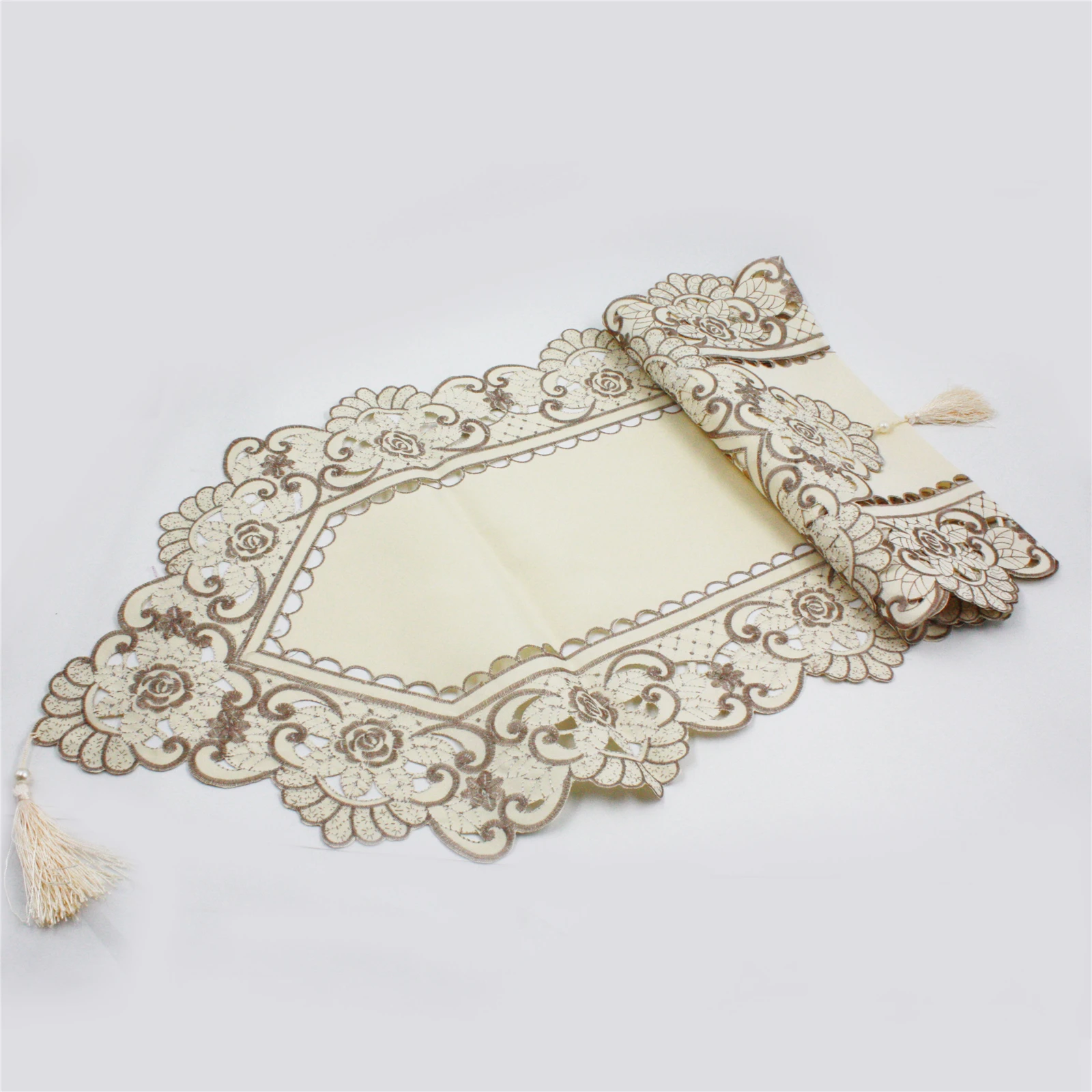 1 шт.. водостойкая ажурная вышивка пасторальный обеденный стол скатерть столовая