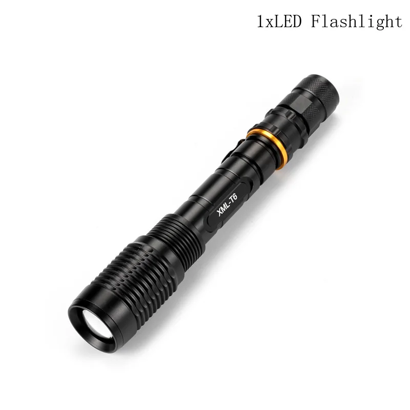Высокий яркий Zoomable XM-L T6 светодиодный светильник 5-Mode 18650 фонарь Zoom лампа светильник - Испускаемый цвет: P1