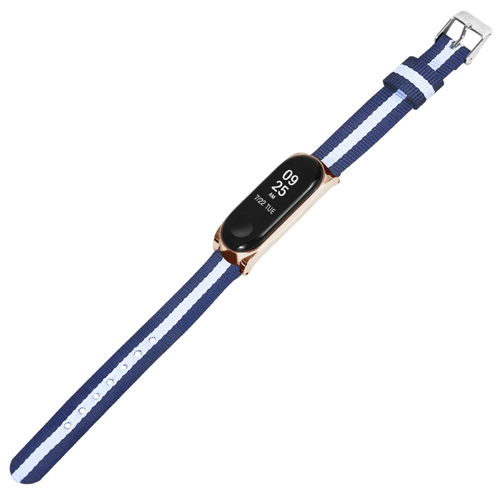 Hangrui нейлоновый холщовый ремешок для Xiaomi mi Band 4 сменный Браслет быстросъемный ремешок mi Band 4 смарт-браслет аксессуары