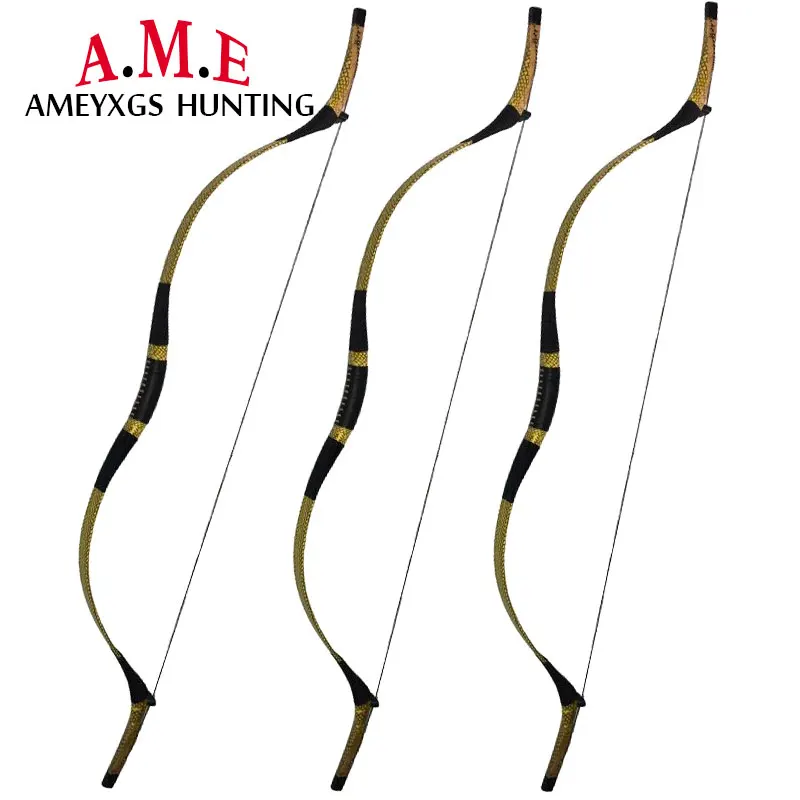 

35lbs Traditional Chinese Wood Recurve Bow Longbow Take Down Outdoor Hunting Target Shooting Games Estilingue